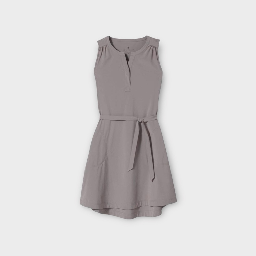 Royal Robbins Taupe Spotless Traveler Tank Dress